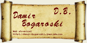 Damir Bogaroški vizit kartica